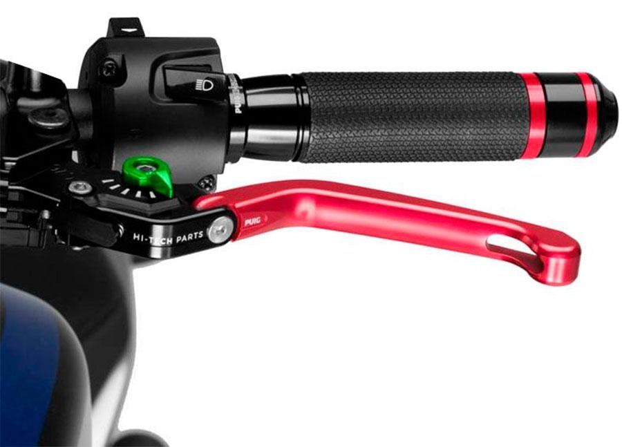 MANETA EMBRAGUE PUIG ABATIBLE 3.0. C/ROJO SELECTOR C/VE   210RV