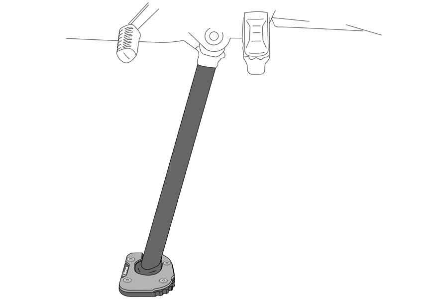EXTENSION PATA DE CABRA HONDA NT1100 22' C/NEGRO PUIG 21234N