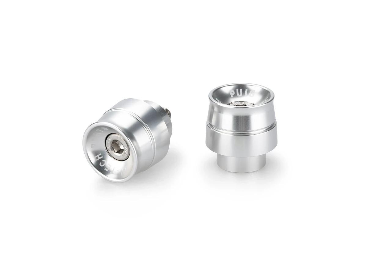 CONTRAPESOS ALUMINIO MODELO SPEED YAMAHA C/PLATA PUIG 21450P