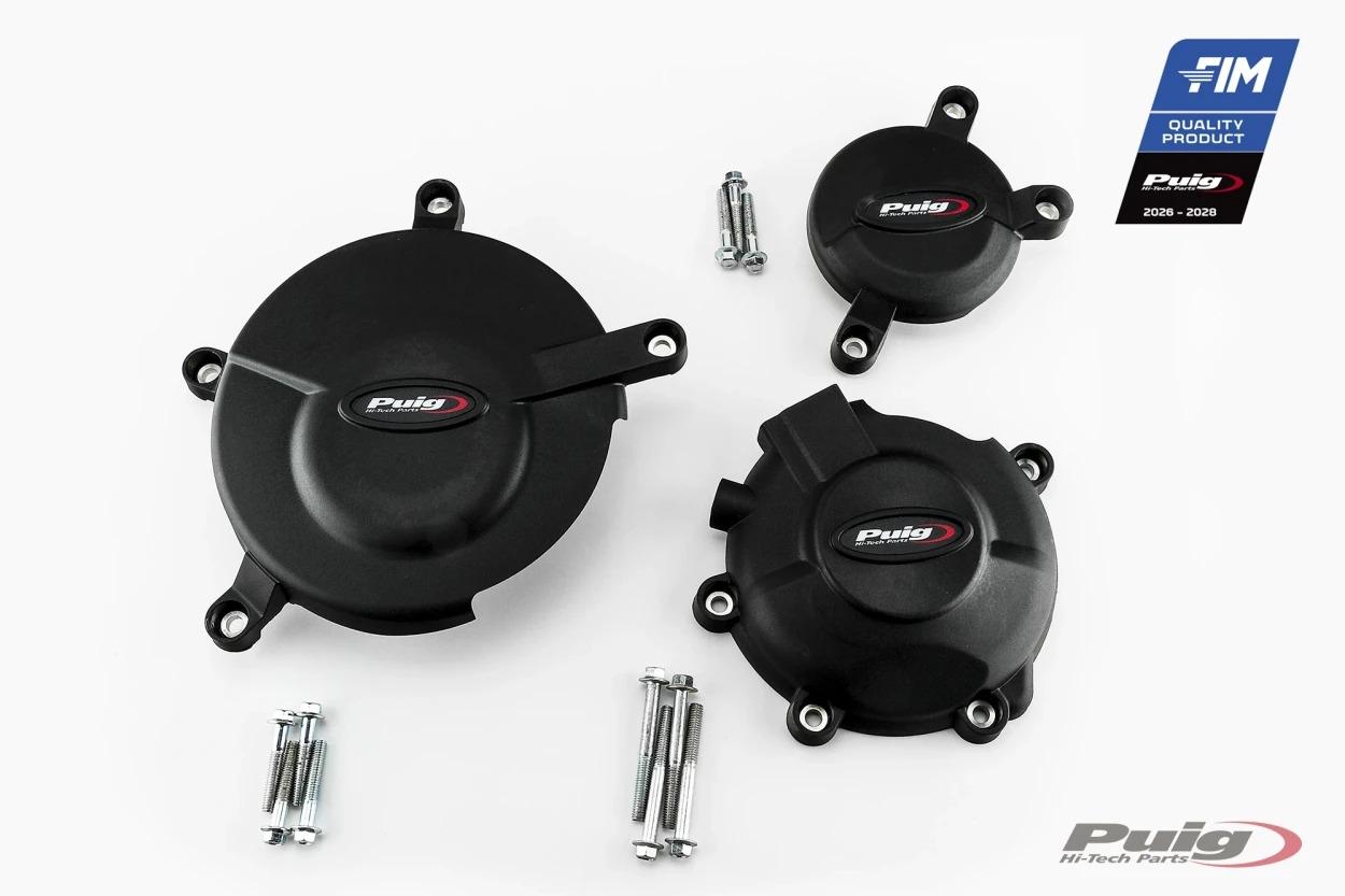 PROTECTOR TAPA MOTOR TRACK HOMOLO. SUZUKI GSX-R600 PUIG 21515N