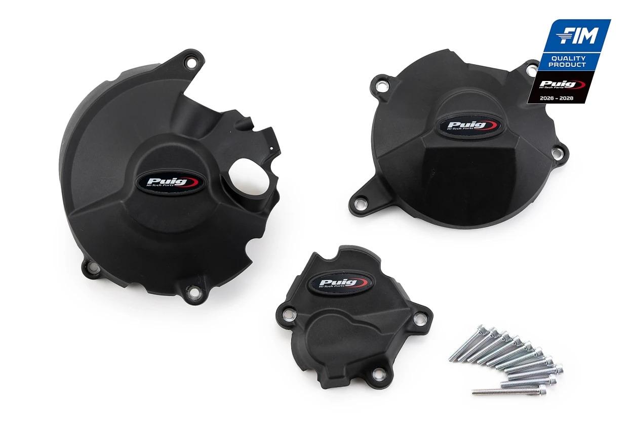 KIT 3 TAPAS PROTECTOR MOTOR TRACK HOMOLO. CBR1000R PUIG 21706N