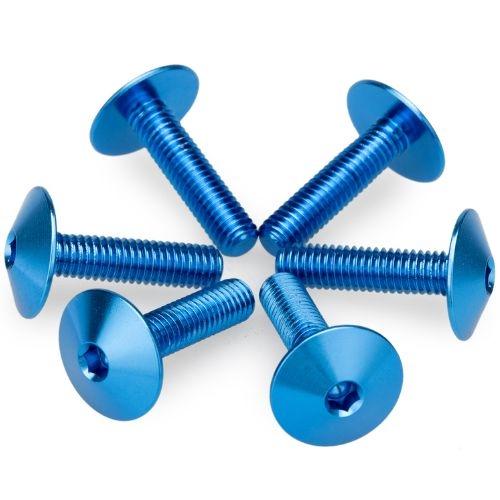 KIT 6 TORNILLOS M5X20 DIAM. CABEZA 13,9MM C/AZUL PUIG 21766A