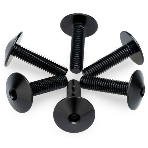 KIT 6 TORNILLOS M5X20 DIAM. CABEZA 13,9MM C/NEGRO PUIG 21766N