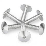 KIT 6 TORNILLOS M5X20 DIAM. CABEZA 13,9MM C/PLATA PUIG 21766P