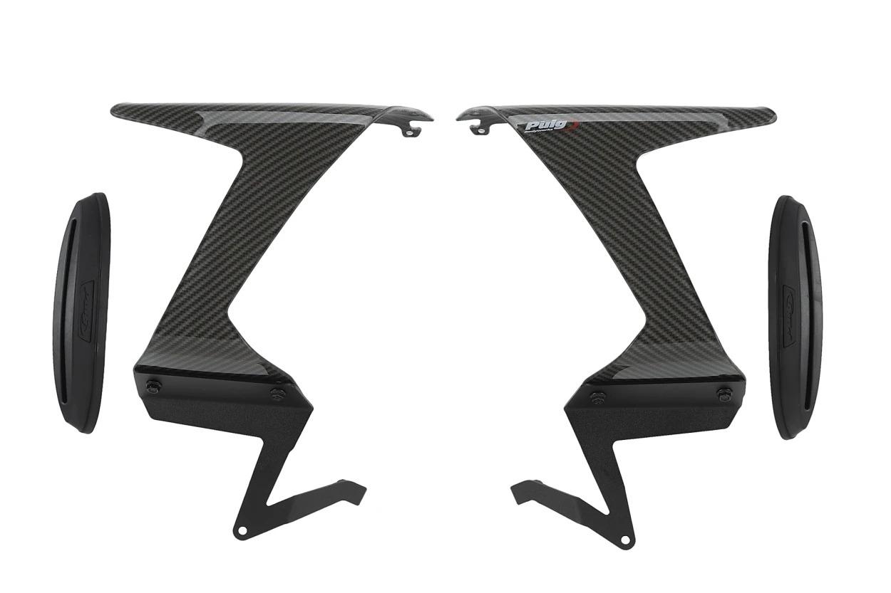 CONJUNTO DE ALERONES RACE KAWASAKI ZX-6R 24' C/CAR
