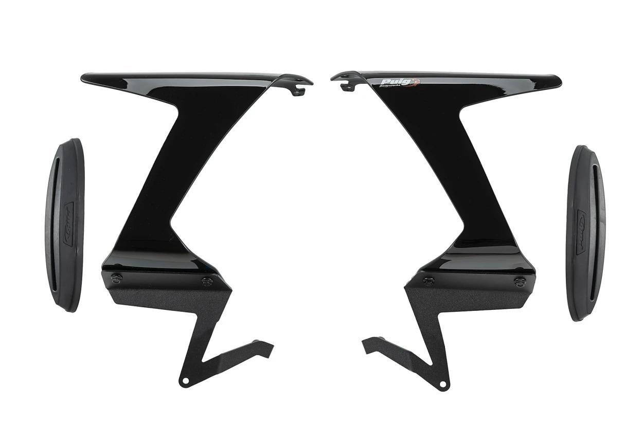 CONJUNTO DE ALERONES RACE KAWASAKI ZX-6R 24' C/NEG