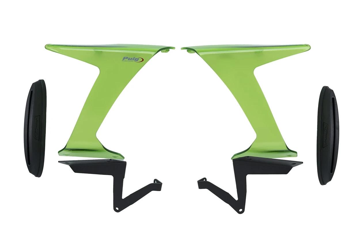 CONJUNTO DE ALERONES RACE KAWASAKI ZX-6R 24' C/VER
