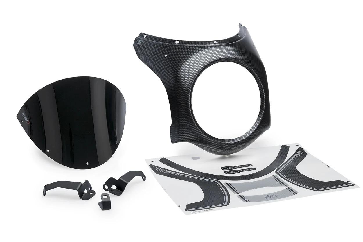 SEMICARENADO RETRO CARCASA SIMIL CARBONO HONDA CB6