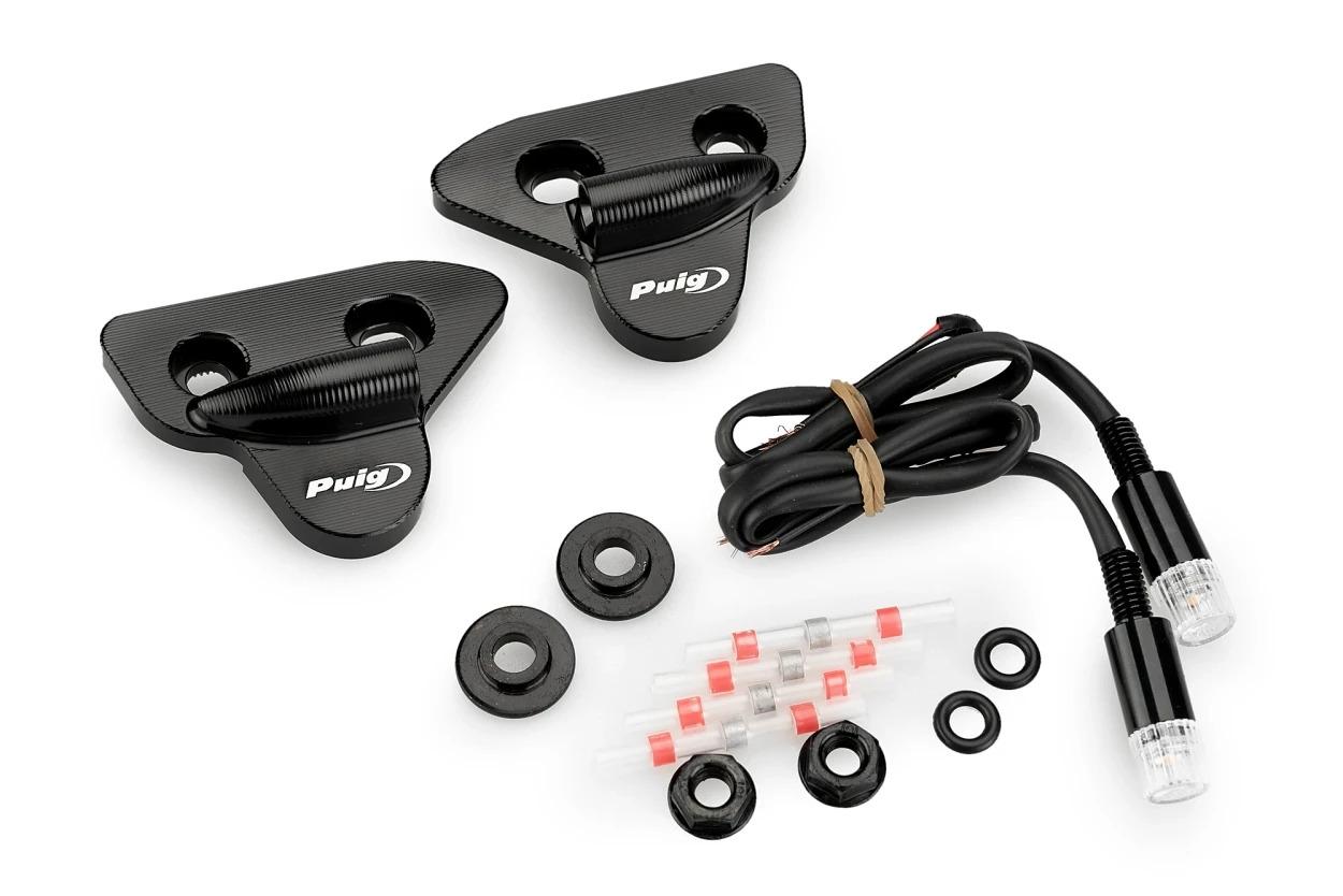 JUEGO TAPAS RETROVISOR ESPEJO PUIG+INTERMITENTE TAB YAMAHA YZF