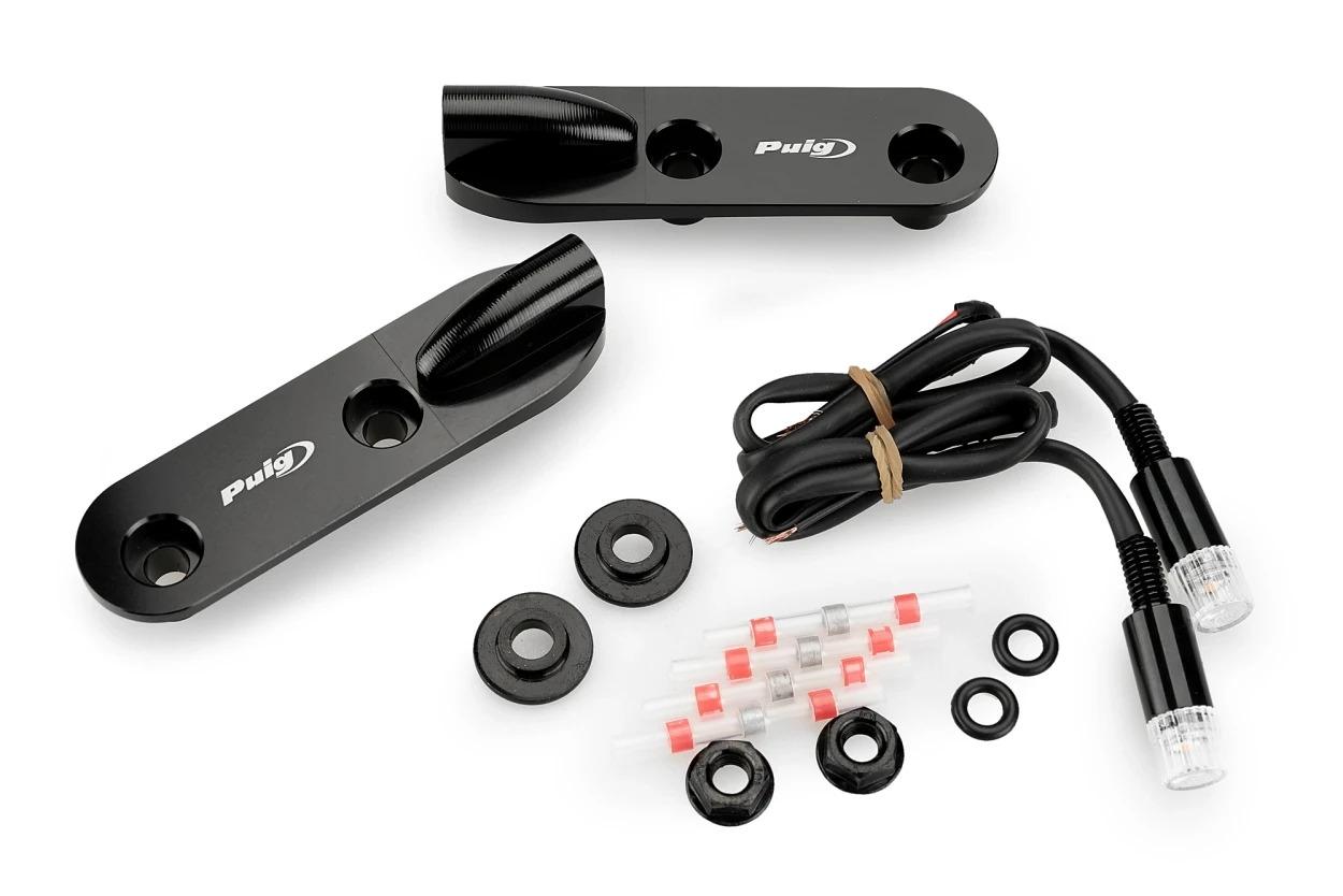 JUEGO TAPAS RETROVISOR ESPEJO PUIG+INTERMITENTE TAB BMW S1000R