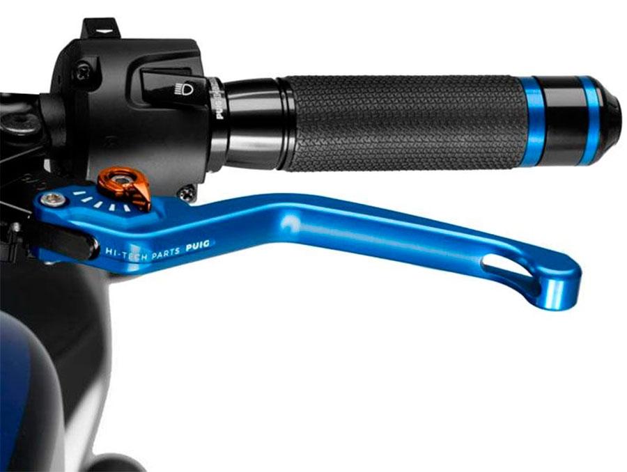 MANETA EMBRAGUE PUIG FIJA 3.0. C/AZUL SELECTOR C/NARANJ   220AT