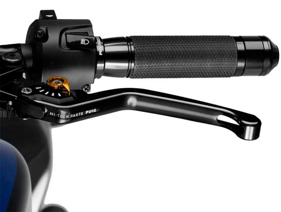MANETA EMBRAGUE PUIG FIJA 3.0. C/NEGRO SELECTOR C/ORO   220NO