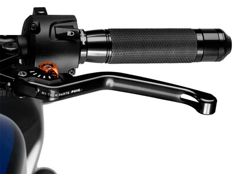 MANETA EMBRAGUE PUIG FIJA 3.0. C/NEGRO SELECTOR C/NARAN   220NT