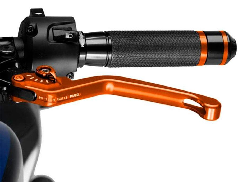 MANETA EMBRAGUE PUIG FIJA 3.0. C/NARANJA SELECTOR C/NAR   220TT