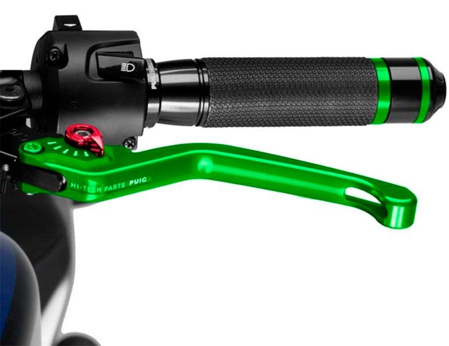 MANETA EMBRAGUE PUIG FIJA 3.0. C/VERDE SELECTOR C/ROJO   220VR