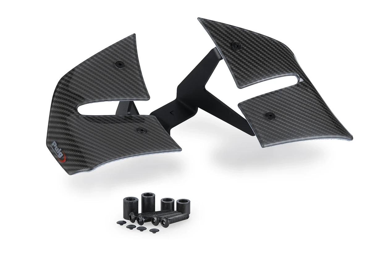 ALERONES D12 YAMAHA MT-07 25' C/SIMIL CARBONO