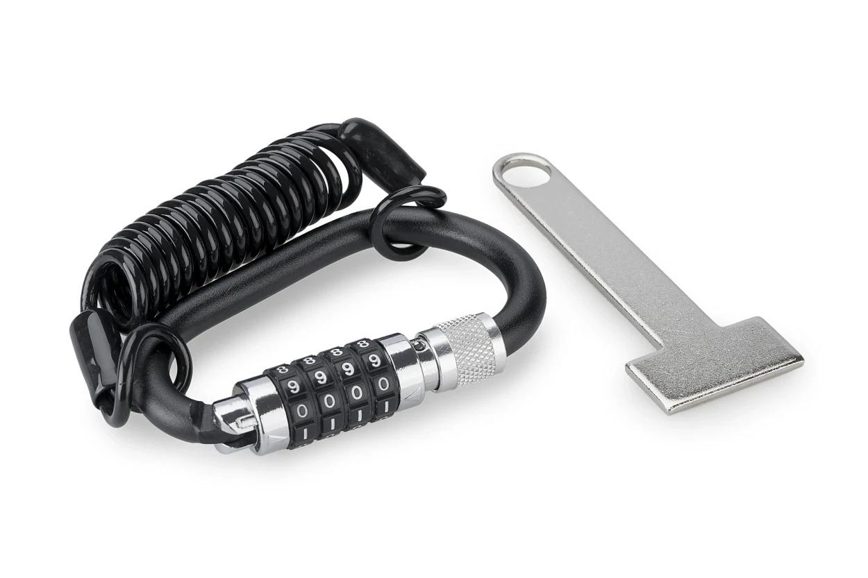 CANDADO PARA CASCOS C/NEGRO.