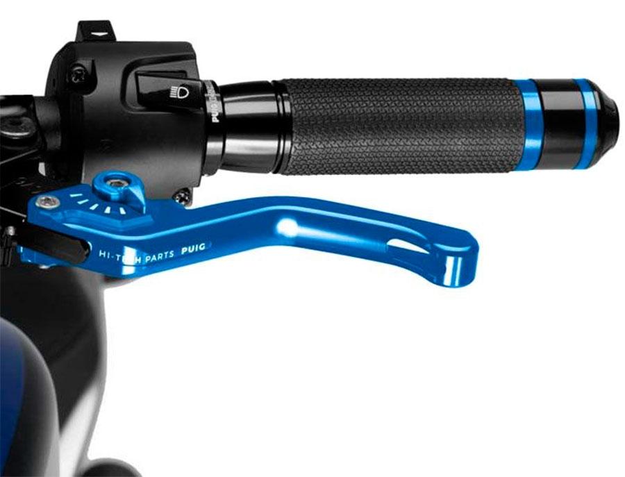 MANETA EMBRAGUE PUIG CORTA 3.0. C/AZUL SELECTOR C/AZUL   230AA