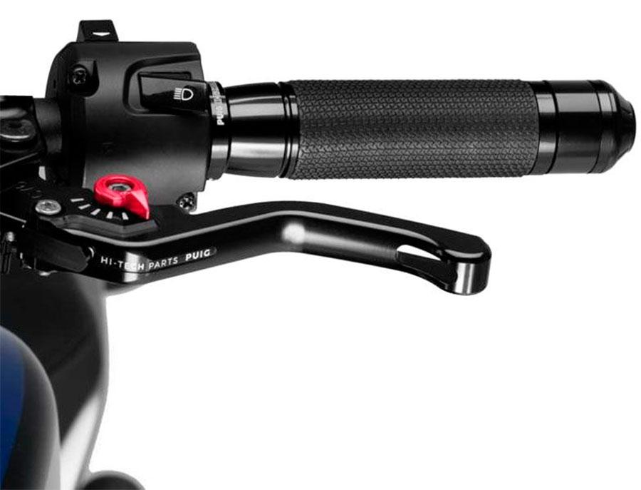 MANETA EMBRAGUE PUIG CORTA 3.0. C/NEGRO SELECTOR C/ROJO   230NR