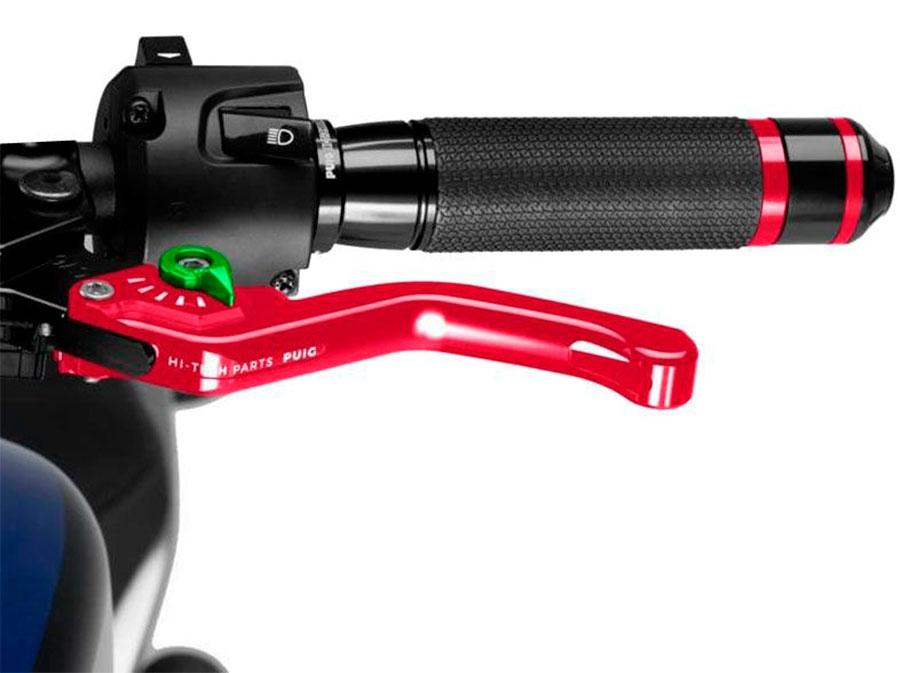 MANETA EMBRAGUE PUIG CORTA 3.0. C/ROJO SELECTOR C/VERDE   230RV