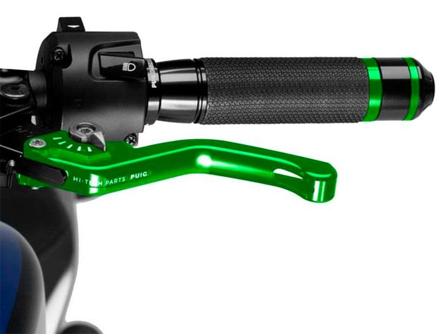 MANETA EMBRAGUE PUIG CORTA 3.0. C/VERDE SELECTOR C/PLAT   230VP
