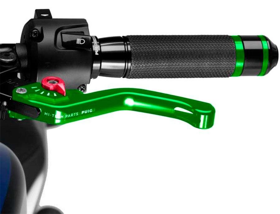 MANETA EMBRAGUE PUIG CORTA 3.0. C/VERDE SELECTOR C/ROJO   230VR