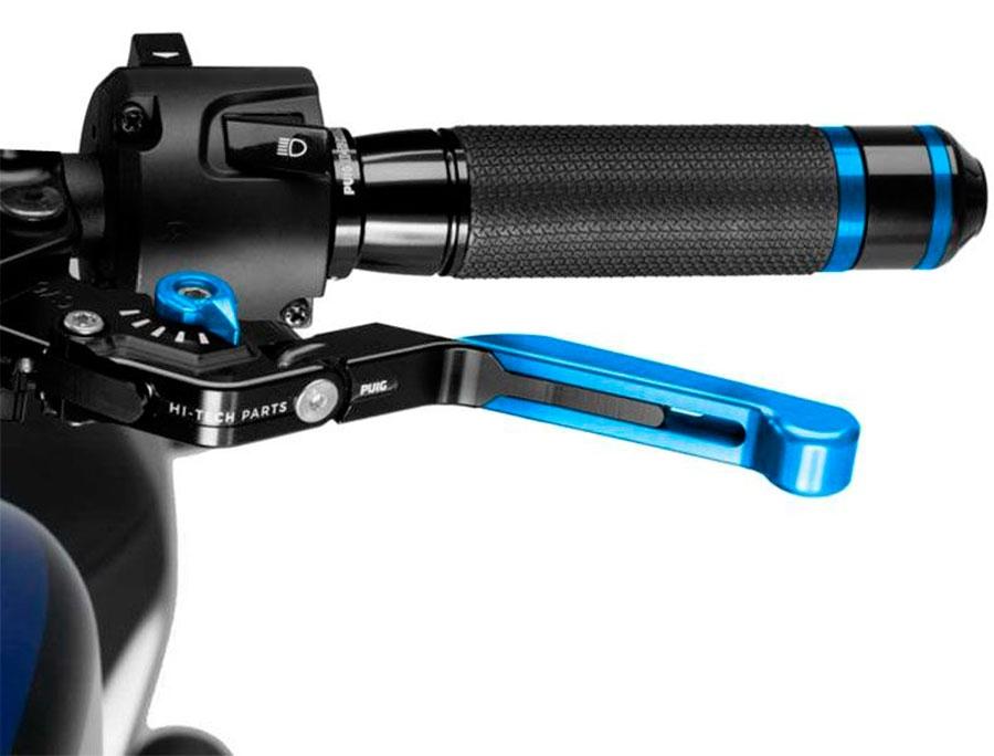 MANETA EMBRAGUE PUIG 3.0. NEGRA EXT/AZUL SELEC/AZUL   24ANA