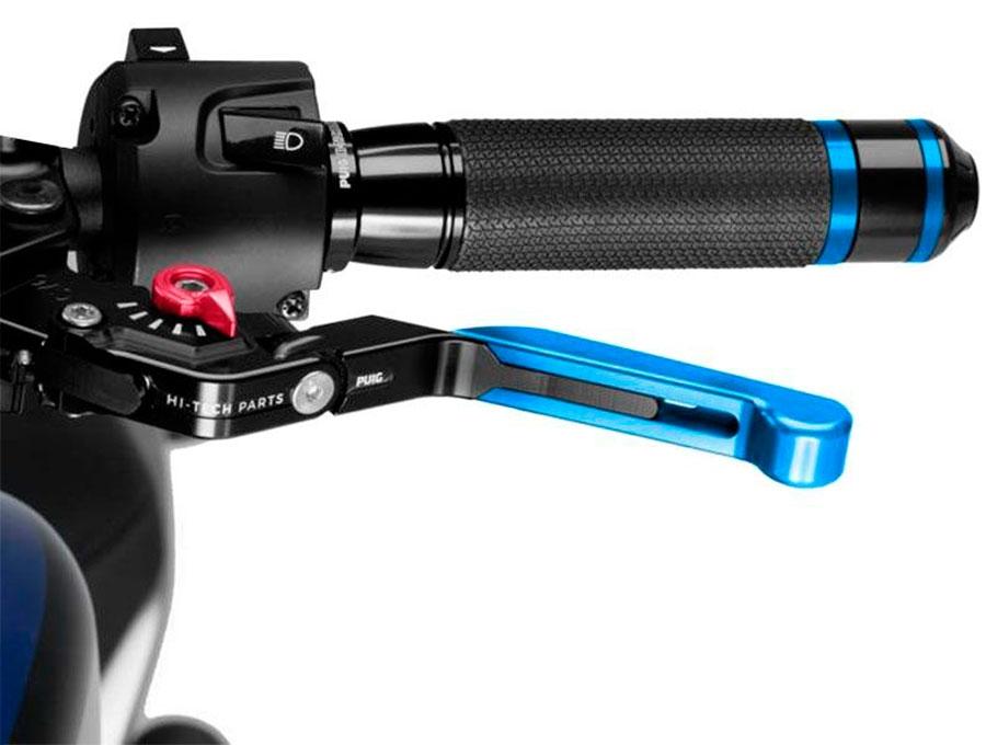 MANETA EMBRAGUE PUIG 3.0. NEGRO EXT/AZUL SELECT/ROJO   24ANR