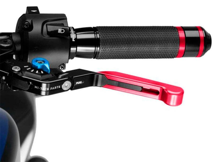 MANETA EMBRAGUE PUIG 3.0. NEGRO EXTEN/ROJO SELECT/AZUL   24RNA