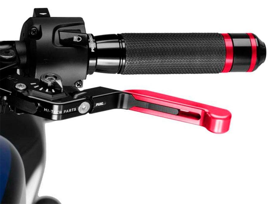 MANETA EMBRAGUE PUIG 3.0. NEGRO EXTEN/ROJO SELECT/NEGRO   24RNN