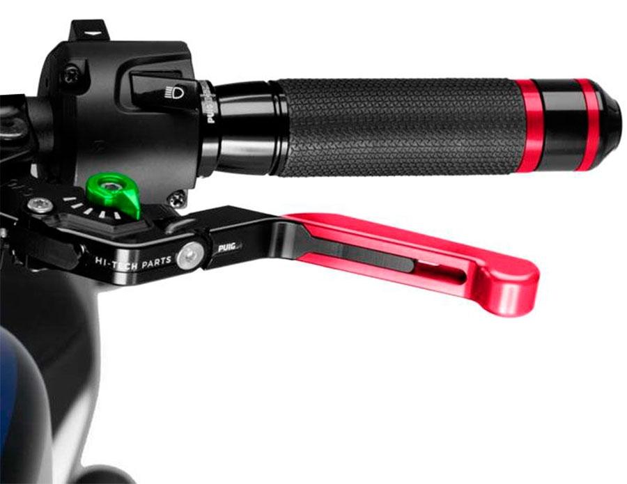 MANETA EMBRAGUE PUIG 3.0. NEGRO EXTEN/ROJO SELECT/VERDE   24RNV