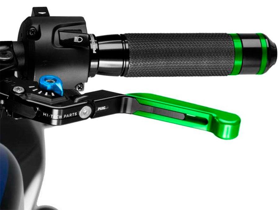 MANETA EMBRAGUE PUIG 3.0. NEGRO EXTEN/VERDE SELECT/AZUL   24VNA