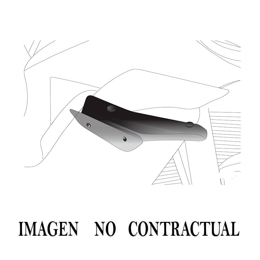 JUEGO DEFLECTORES ALERONES PUIG COLOR ROJO   3692R