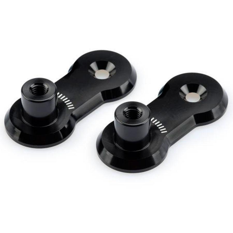 JUEGO DESPLAZADOR ESTRIBERAS PUIG REGULABLES 40MM C/NEGRO   3839N