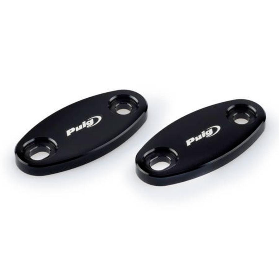 JUEGO TAPITAS RETROVISOR PUIG MODELOS HONDA C/NEGRO   3854N