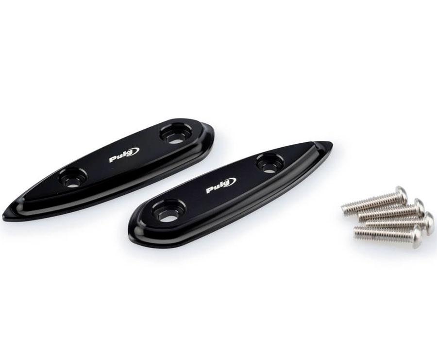 JUEGO TAPITAS RETROVISOR PUIG YAMAHA YZF-R3 C/NEGRO   3856N