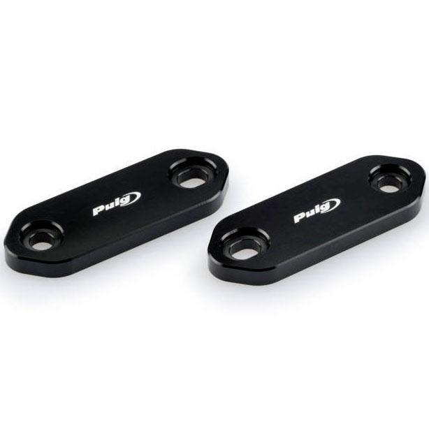 JUEGO TAPITAS RETROVISOR PUIG MODELOS KAWASAKI C/NEGRO   3859N