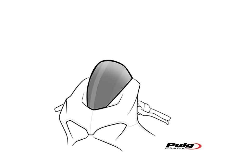 CUPULA STAND.KAWA ZX10R 06'-07'C/TRANSPARENTE PUIG 4052W