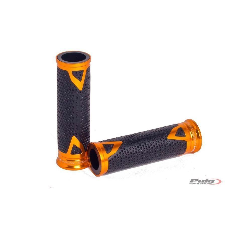 PUÑOS PUIG HI-TECH RADICAL ALU 123MM C/OR