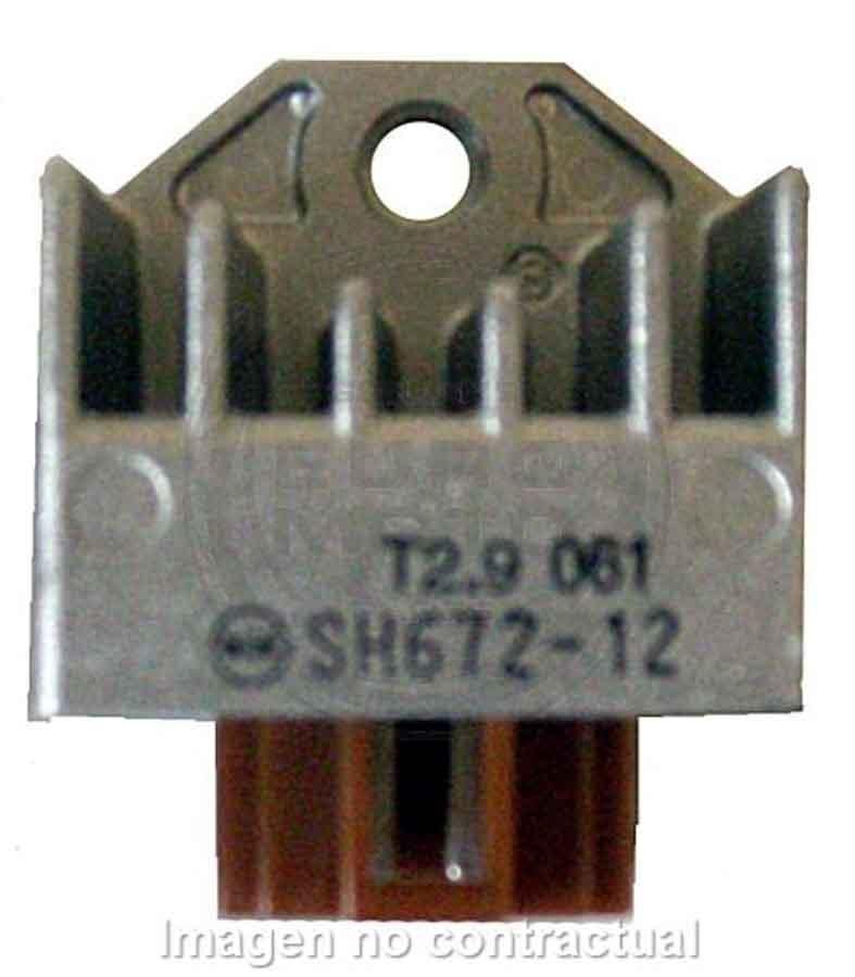 REGULADOR CORRIENTE SUN JAPONÉS SH672-12 - 12V - TRIFASE - CA/CC - 4 FASTONS    04178026