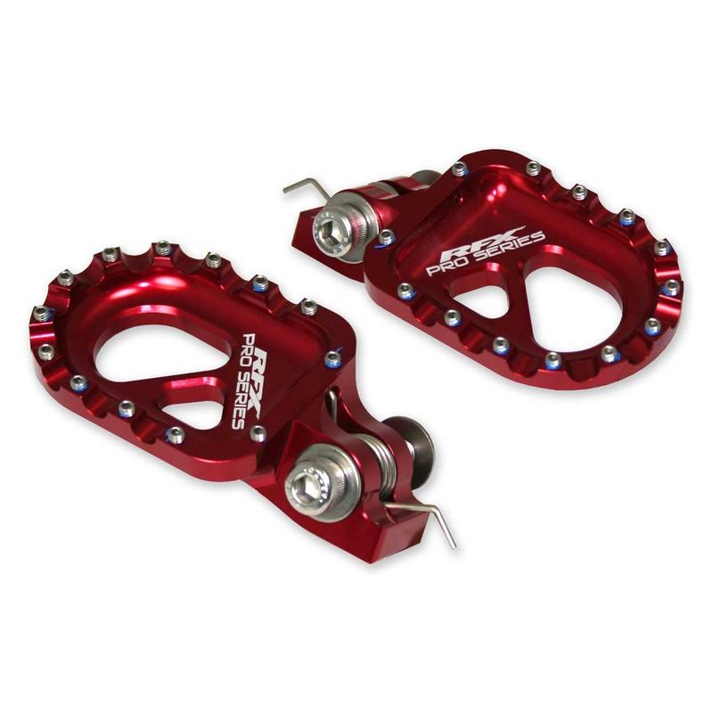 ESTRIBERAS DE ALUMINIO CNC PARA TRIAL RFX PRO (NEGRO) UNIVERSAL - GAS GAS/BETA/SHERCO/MONTESA 1110593001 FXFR9020099BK