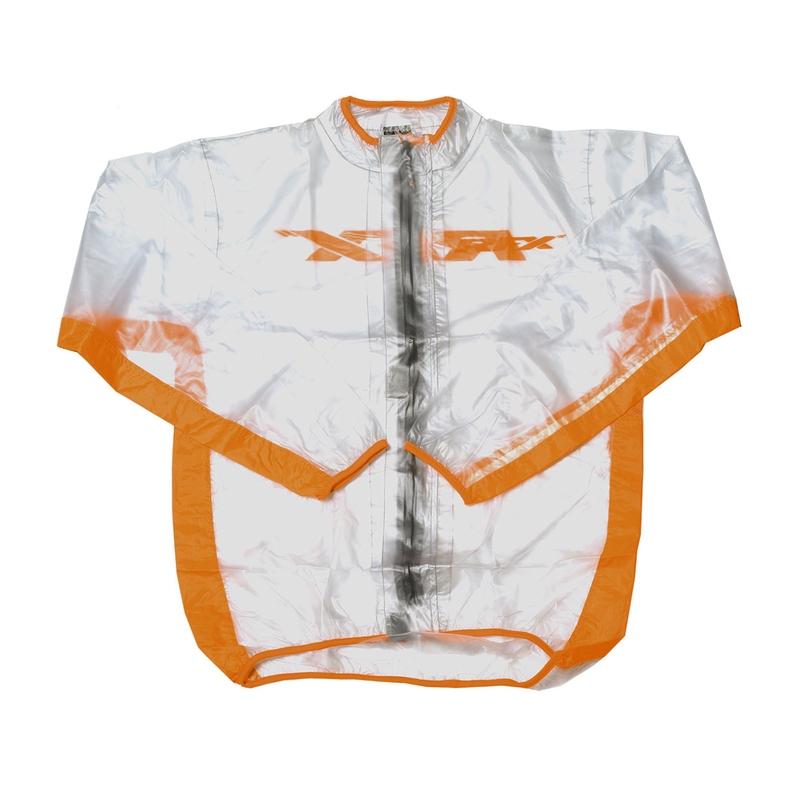 CHAQUETA IMPERMEABLE RFX SPORT (TRANSPARENTE/NARANJA), TALLA JOVEN L (10- 12) 1110957002 FXWJ102YL55OR