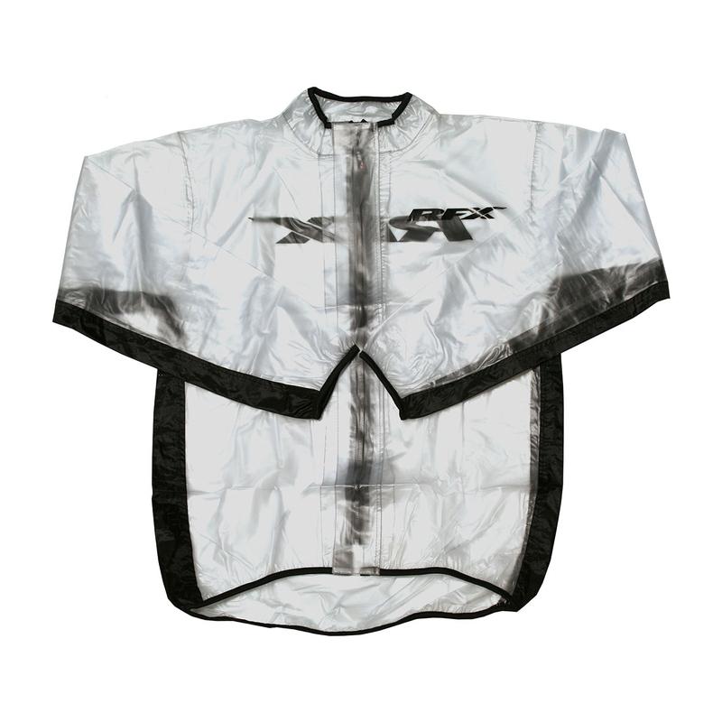 CHAQUETA IMPERMEABLE RFX SPORT (TRANSPARENTE/NEGRO), TALLA ADULTO M 1110961001 FXWJ106MD55BK
