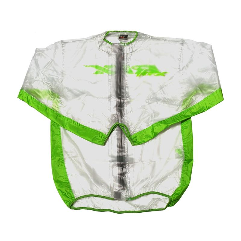 CHAQUETA IMPERMEABLE RFX SPORT (TRANSPARENTE/VERDE), TALLA ADULTO XL 1110963003 FXWJ108XL55GN