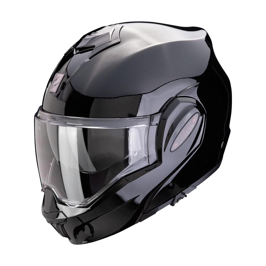 CASCO SCORPION MODULABLE EXO-TECH EVO PRO SOLID NEGRO METAL