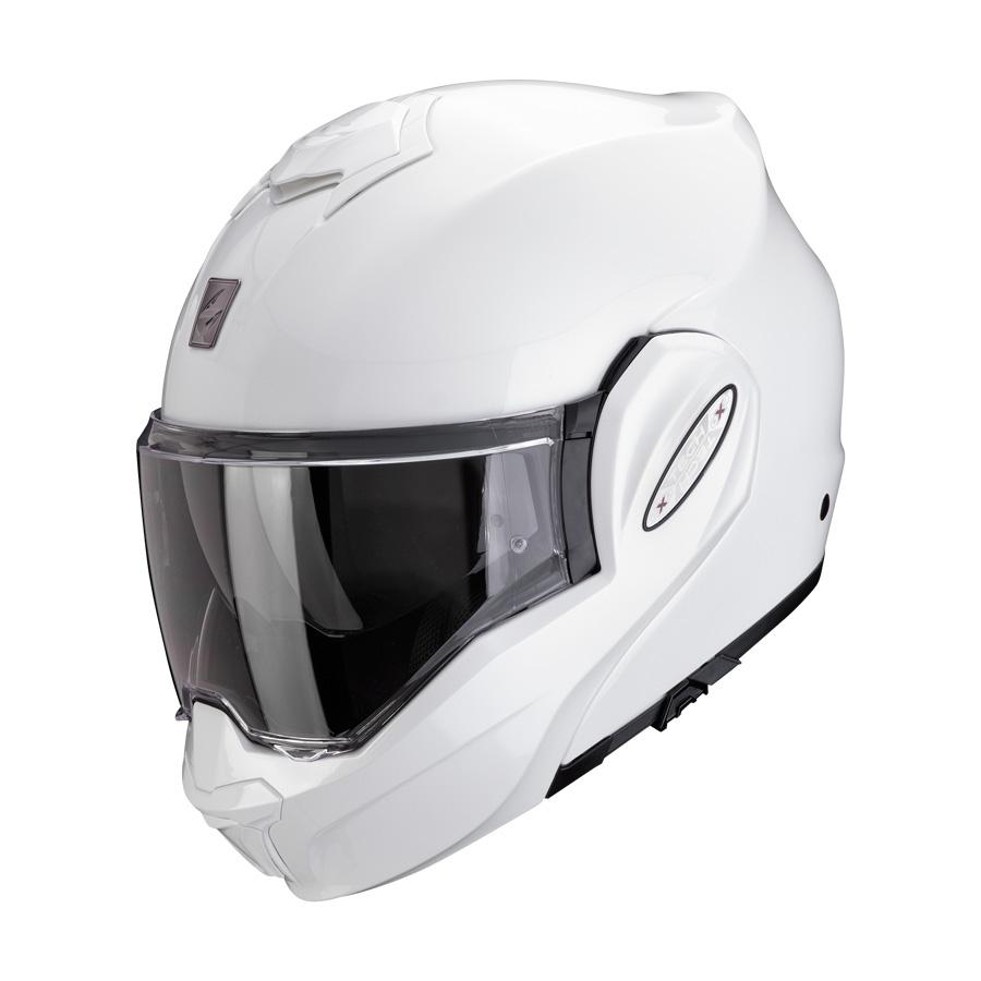 CASCO SCORPION MODULABLE EXO-TECH EVO PRO SOLID BLANCA PERLA