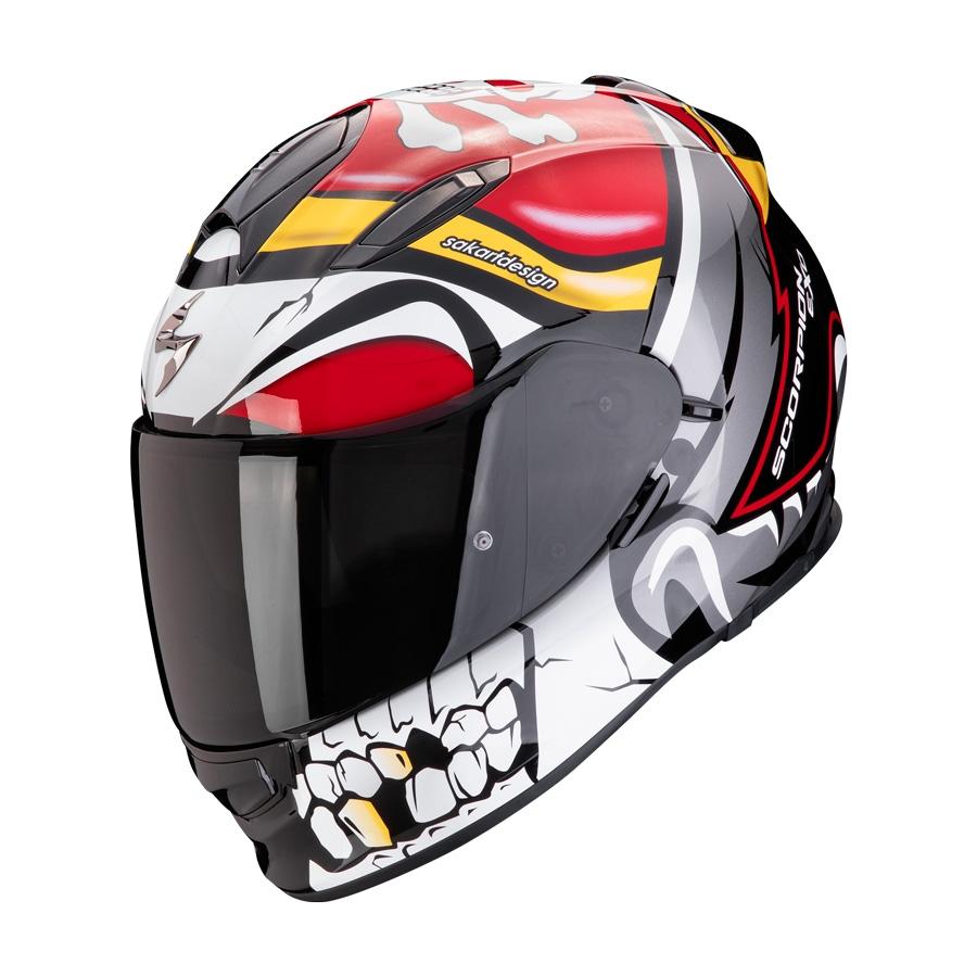 CASCO SCORPION TOURING EXO 491 PIRATE ROJO
