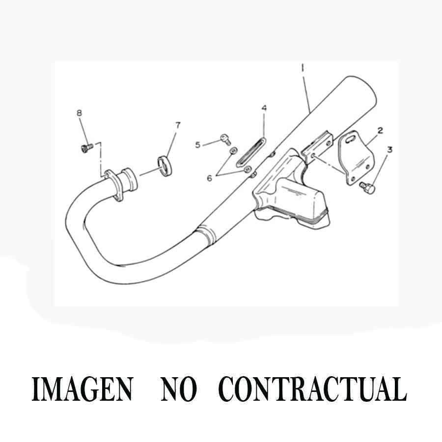 SUPRESOR CATALIZADOR YAMAHA R6  06-12 TURBO KIT 4T090
