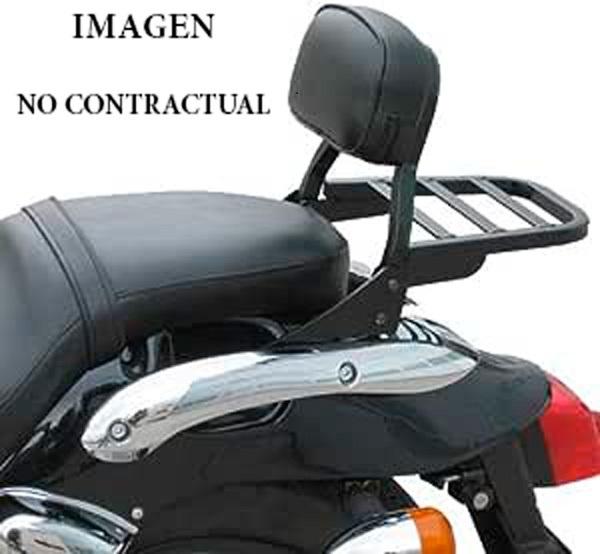 RESPALDO SPAAN BAJO NEGRO SIN PORTA BENDA MOTORCYCLES EAGLE 125