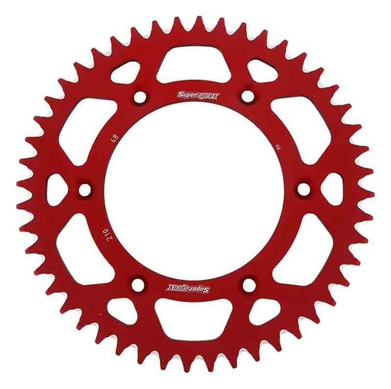 PLATO CORONA SUPERSPROX ALUMINIO ROJA 47 D